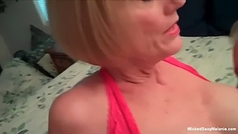 Blonde Granny'S Big Tits And Amateur Skills In This Vintage Video