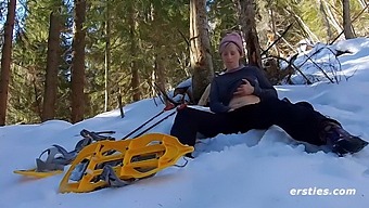 Veronica'S Steamy Snow Trip With A Squirting Orgasm