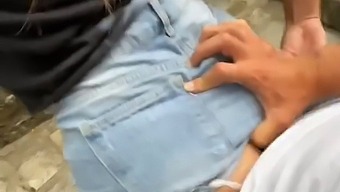 Amateur Teen Nearly Caught In Public Sex Act