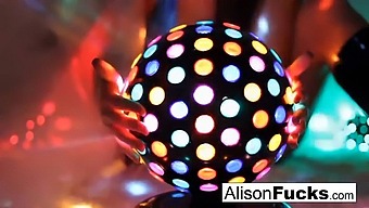 Stunning Busty Alison Tyler Dances At The Disco
