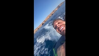 Chris Diamond'S Brazilian Friend Gets An Unforgettable Ride On A Jet Ski