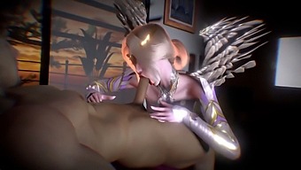 A Busty Angel Descends From Above In My Chamber