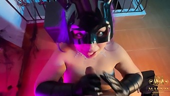 Busty Bunny Gives Oral Pleasure