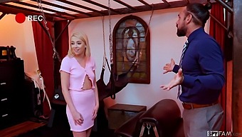 Stepdaughter'S Oral And Toy Play Fulfill Stepdad'S Dungeon Fantasy In Hd