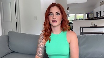 Redheaded Neighbor Seeks Advice And Gets Pounded Hard By A Well-Endowed Lover