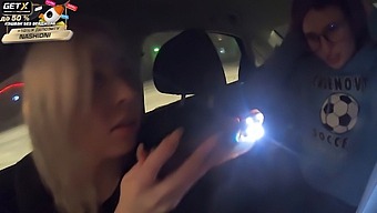 Emma Korti And Kira Viburn'S Steamy Car Encounter With Traffic Police