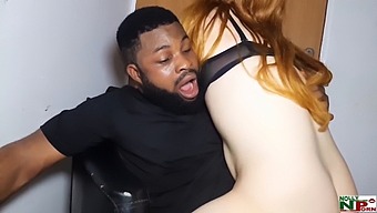 White Pornstar Gets Pounded From Behind By Krissyjoh'S Massive Black Member