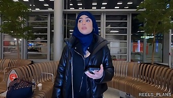Nadja, An Veiled Iranian Woman, Experiences Rough Anal Sex In The Toilet And Corridor As Payment For A Plane