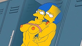 Marge, The Homely Woman, Experiences Ecstasy As She Receives A Facial From Her Lover, Filling All Her Orifices With Warm Semen.