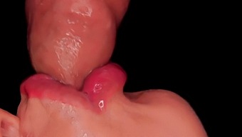 Intense Close-Up Of A Skilled Blowjob Artist Milking And Sucking An Uncut Dick, With Sensual Foreskin Play And Asmr Sounds