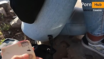 Big Ass Homemade Brunette Gets Fingured And Squirts On A Stranger