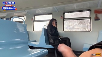 A Strange Man Assisted Me In Climaxing On A Public Train And He Even Walked Through The Carriages With Cum On His Face – A Rather Unique Fetish.