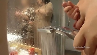 My Pervert Family: Stepson Jerks Off In Front Of His Stepmother.