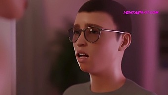 3d Animated Step-Mom Gives Relief From Stress In A Rather Erotic Manner.